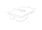  BẾP TỪ KẾT HỢP HÚT MÙI ELICA NIKOLATESLA SWITCH WH/F/83 PRF0146213