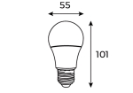  Bóng LED Bulb Panasonic 5W Ánh Sáng Vàng NLB053