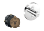 Mặt nạ sen tắm âm tường Thermostatic KLUDI PUSH 389120538 + Bộ trộn sen tắm âm tường 88011 - BMNSTRAK04