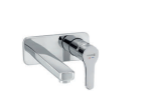 Vòi lavabo âm tường nóng lạnh PEAK RAK18023 + Bộ trộn vòi lavabo âm tường 38243 - BVCRAK01