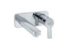 Vòi lavabo âm tường nóng lạnh PASSION RAK13024 + Bộ trộn vòi lavabo âm tường 38243 - BVCRAK04
