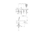 Vòi xả bồn tắm 4 lỗ Kludi Ameo 414240575