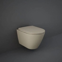 Bàn cầu treo tường RAK-RESORT, nắp đóng êm dễ tháo rời