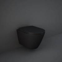 Bàn cầu treo tường RAK-RESORT, nắp đóng êm dễ tháo rời