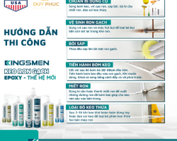 HƯỚNG DẪN THI CÔNG KEO BẮN RON GẠCH KINGSMEN NHANH CHÓNG VÀ DỄ DÀNG 