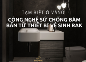 TẠM BIỆT VẾT Ố VÀNG: CÔNG NGHỆ SỨ CHỐNG BÁM BẨN TỪ THIẾT BỊ VỆ SINH RAK