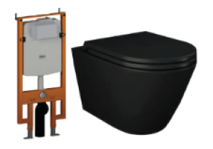 Bàn cầu treo tường RAK-FEELING RST23504A + Két nước âm tường NEOFS04RAK8C - BSMRAK05