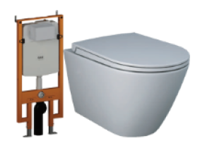 Bàn cầu treo tường RAK-FEELING RST23503A + Két nước âm tường NEOFS04RAK8C - BSMRAK04