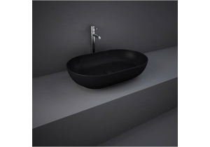 Chậu đặt bàn RAK-FEELING OVAL MATT BLACK