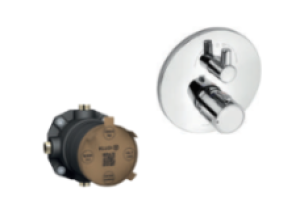 Mặt nạ sen tắm âm tường Thermostatic KLUDI ZENTA SL 388300545 + Bộ trộn sen tắm âm tường 88011 - BMNSTRAK01