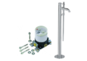 Vòi đặt sàn cho bồn tắm KLUDI ZENTA SL 385900576 + Bộ trộn vòi bồn âm sàn 88088 - BVCRAK14