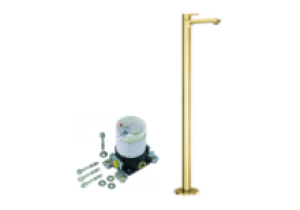 Vòi đặt sàn cho bồn tắm PASSION RAK13070.RG1 + Bộ trộn vòi bồn âm sàn 88088 - BVCRAK10