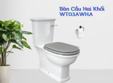 Bàn cầu hai khối cổ điển WT03AWHA