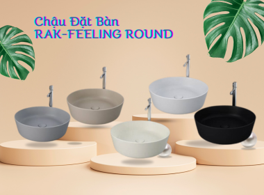 Chậu đặt bàn RAK-FEELING ROUND FEECT4200503A