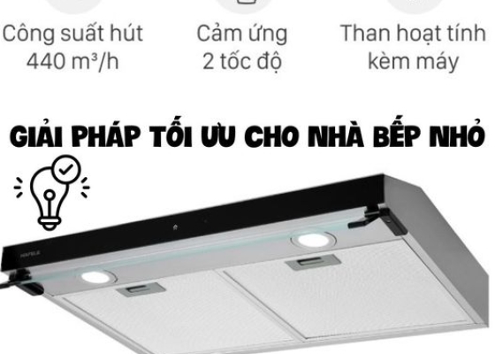 Giải Pháp Hút Mùi Hoàn Hảo Cho Căn Bếp Nhỏ: Máy Hút Mùi Hafele