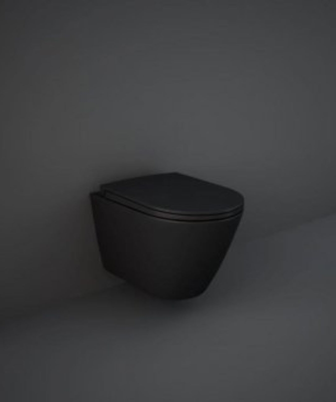 Bàn cầu treo tường RAK-RESORT, nắp đóng êm dễ tháo rời