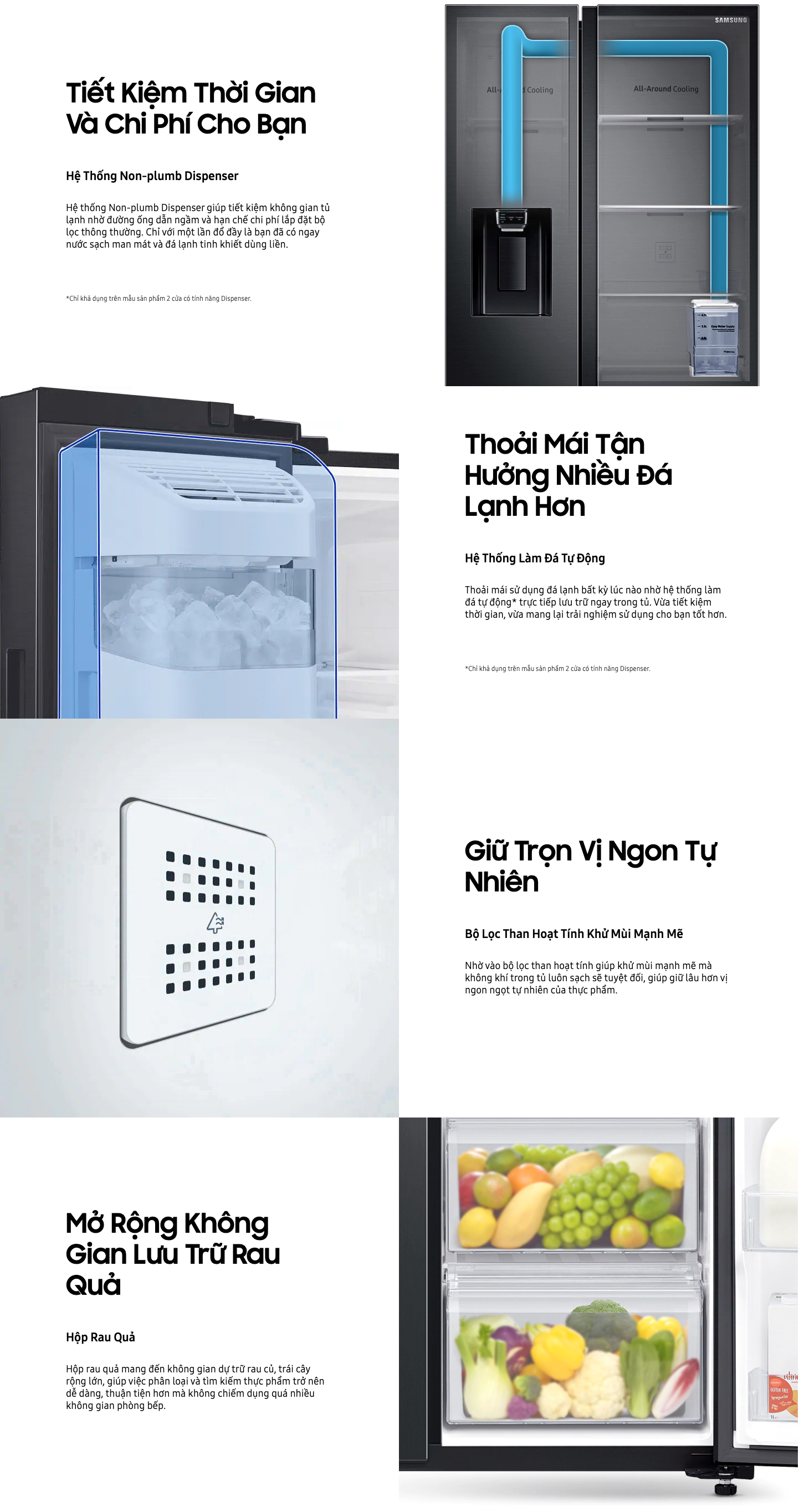 Tủ lạnh Samsung Side by Side 660L RS64R5101SL